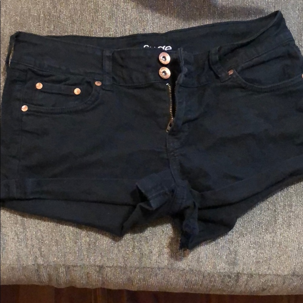 Black shorts